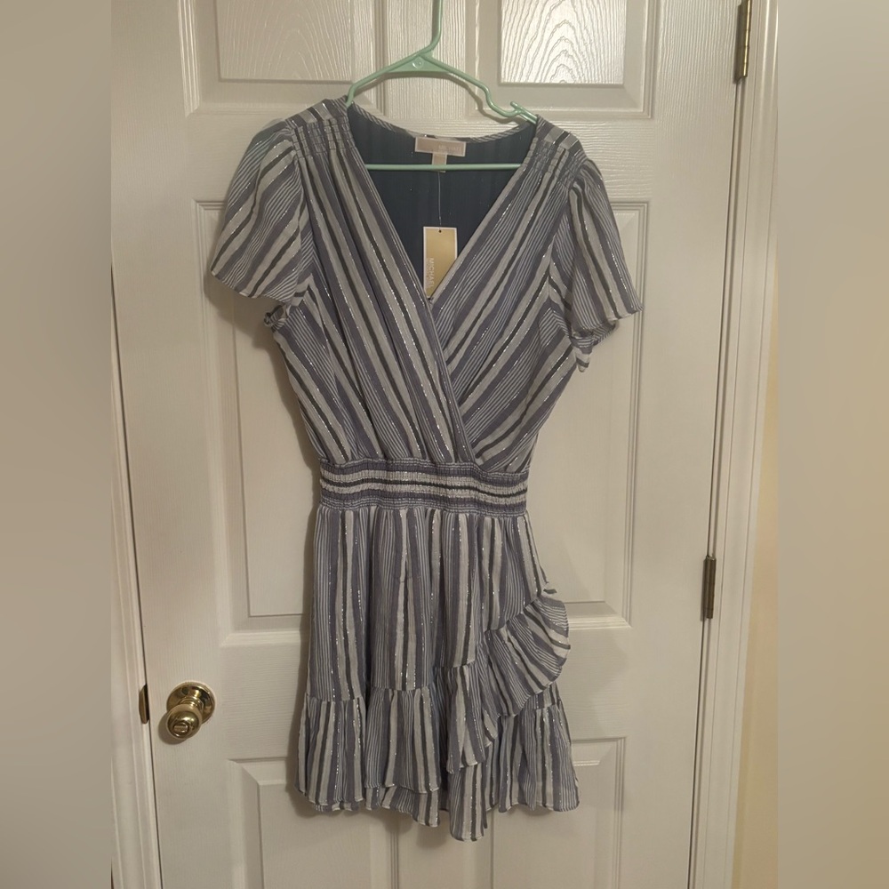Michael Kors striped dress in size large.